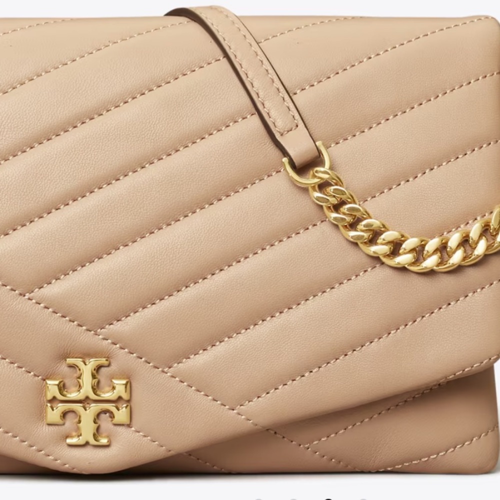 Tory Burch Kira Chevron Clutch - Picture 2 of 5
